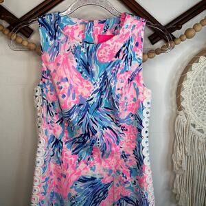 Lilly Pulitzer Mila Shell O Stretch Shift Dress